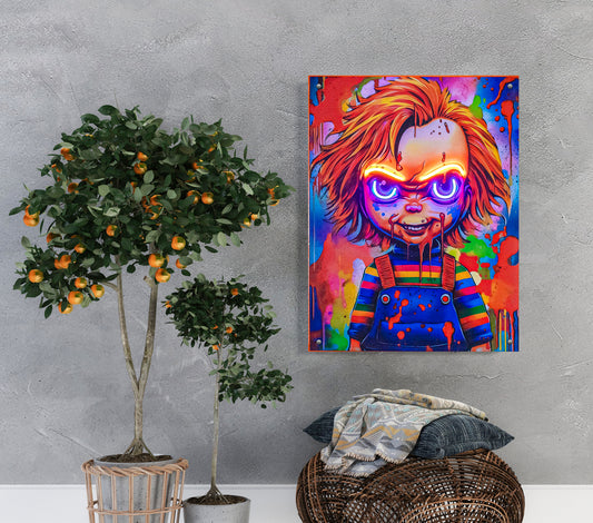 Chucky’s Worst Nightmare Acrylic LED Wall Art