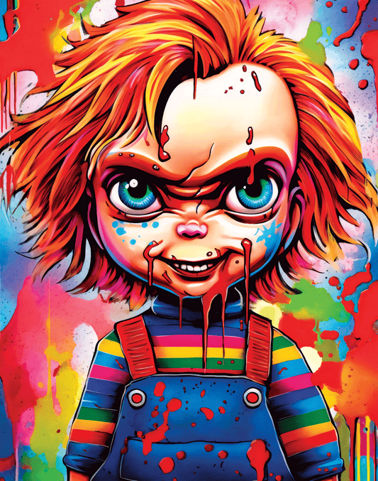 Chucky’s Worst Nightmare 18" x 24" Canvas Wall Art