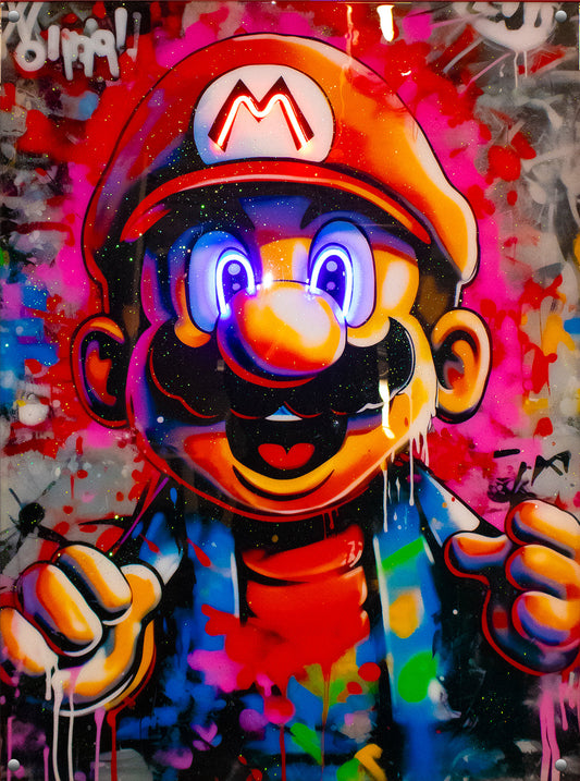 Mario’s Evil Twin 16"x20" Framed Acrylic Wall Art