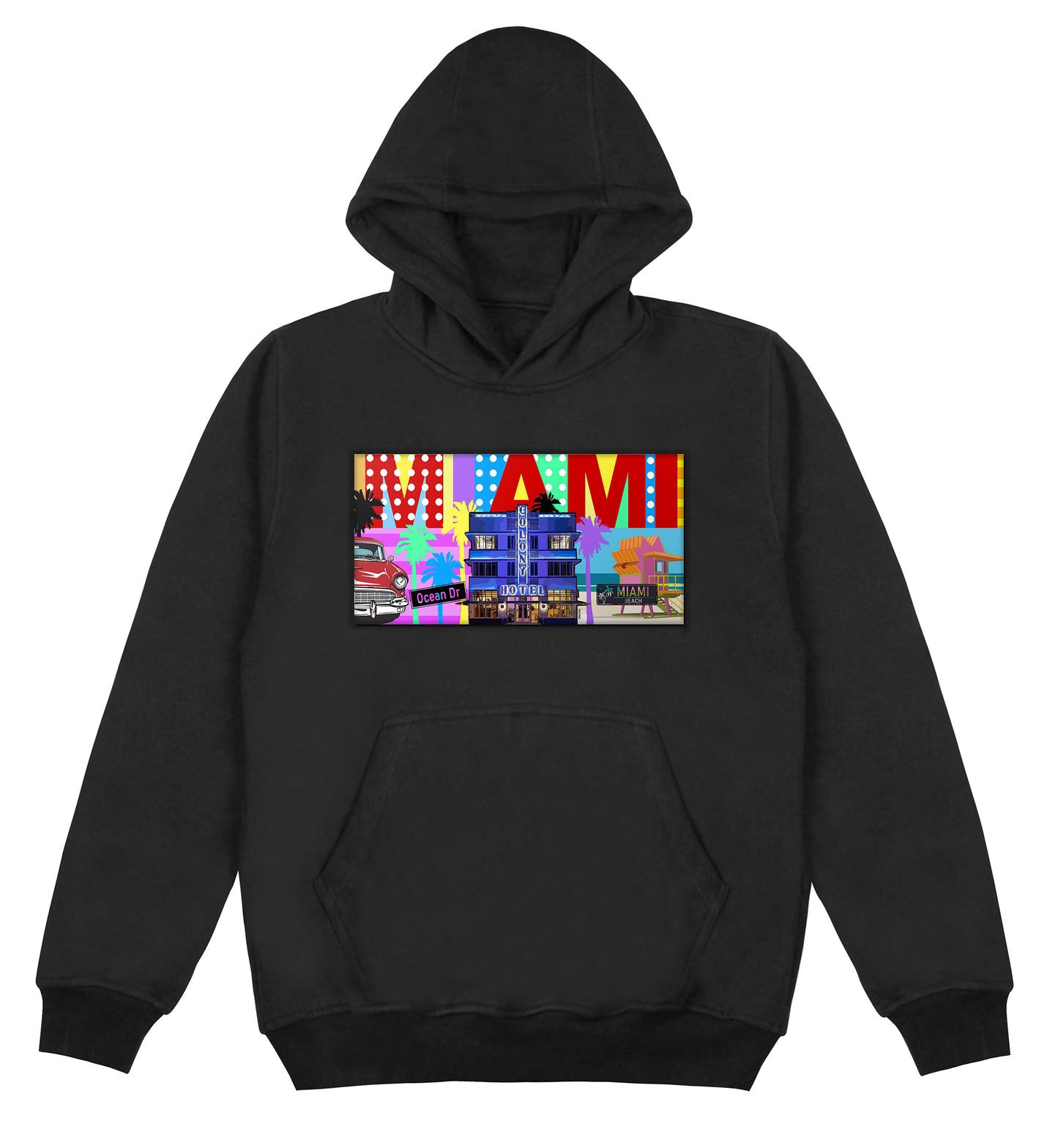 MJ POP "MIAMI" Canvas Hoodie