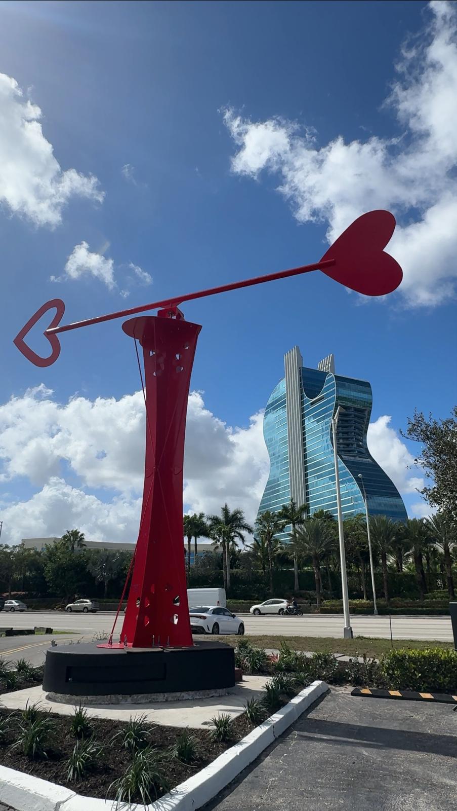 A Towering Tribute to Love: Lloyd Goradesky’s Latest Kinetic Sculpture Unveiled