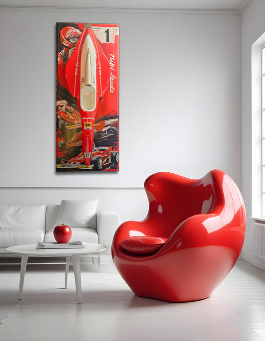 Rev Up Your Space: Racing-Inspired Art by Lux Neon Art Gallery and Maranello Design