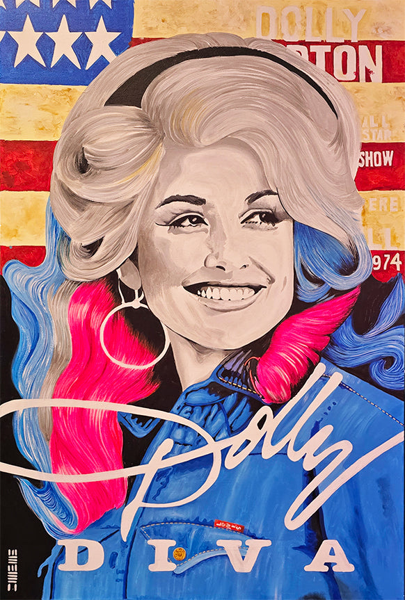 DOLLY OF AMERICA - 40" x 60" by MJPOP