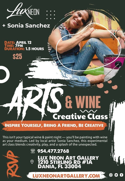 Art & Wine With Sonia Sanchez Nieto!