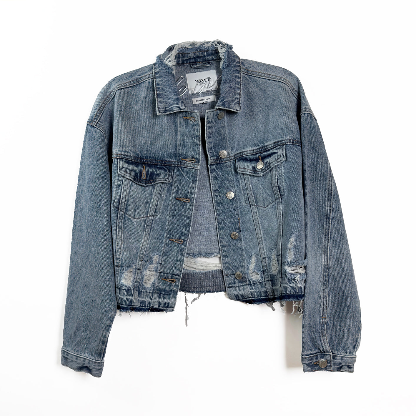 Money Power Respect Denim Jacket