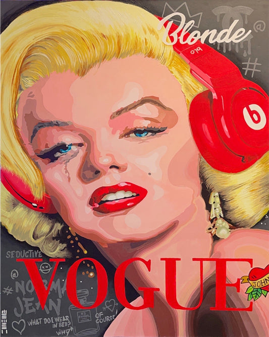 Norma Jean Pop by MJPOP - 48" x 60"