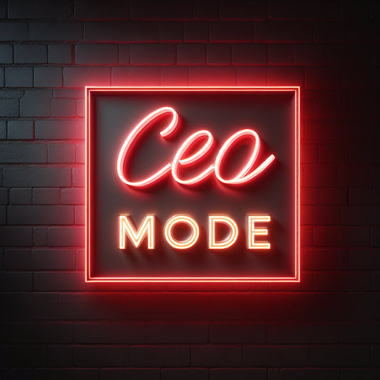 CEO Mode Neon Sign - Custom LED Neon Light