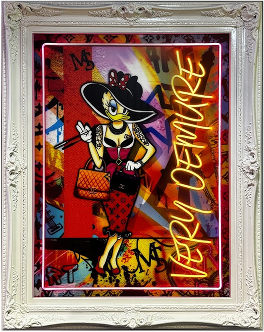 Neon Very Demure - 39" x 49"
