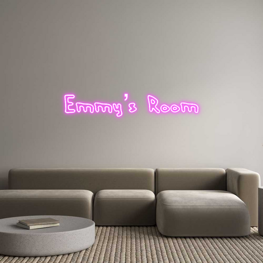 Custom Neon: Emmy’s Room