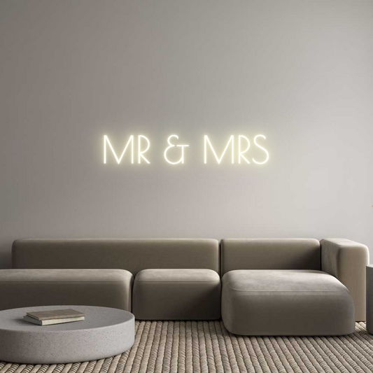 Custom Neon: MR & MRS