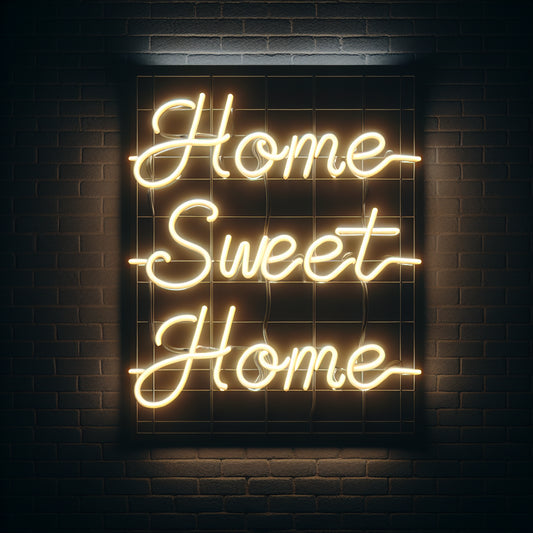 Home Sweet Home Neon Sign - Custom LED Neon Light