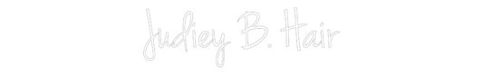Custom Neon: Judiey B. Hair