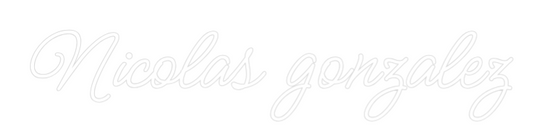 Custom Neon: Nicolas gonza...