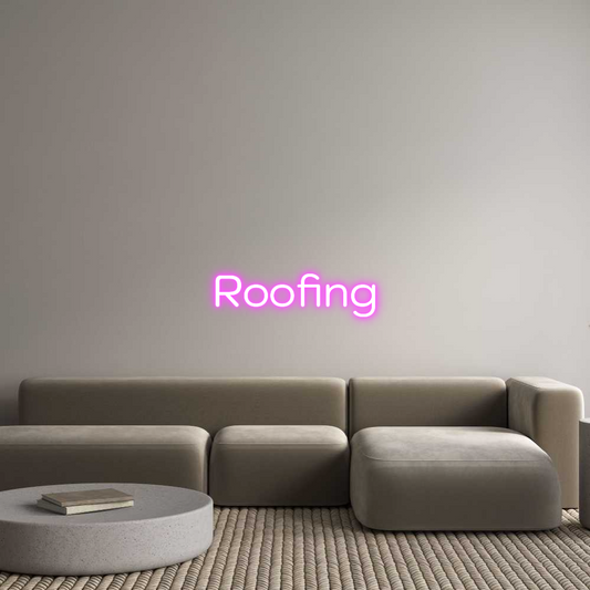 Custom Neon: Roofing