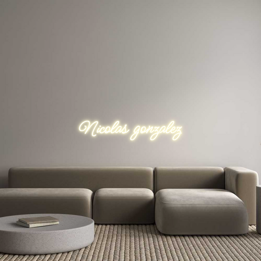 Custom Neon: Nicolas gonza...