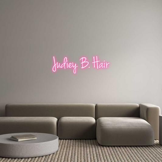 Custom Neon: Judiey B. Hair