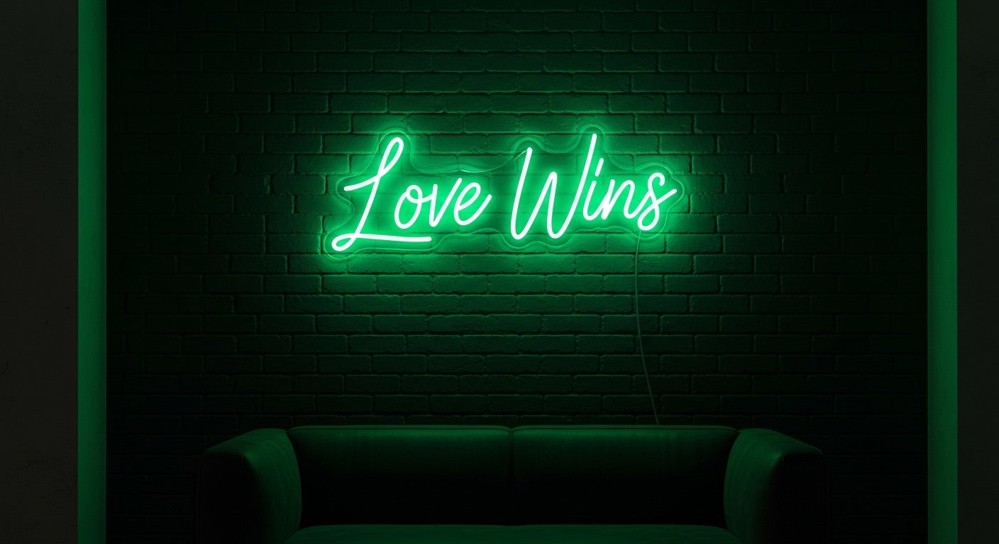 Love Wins Neon Sign