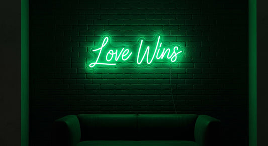 Love Wins Neon Sign