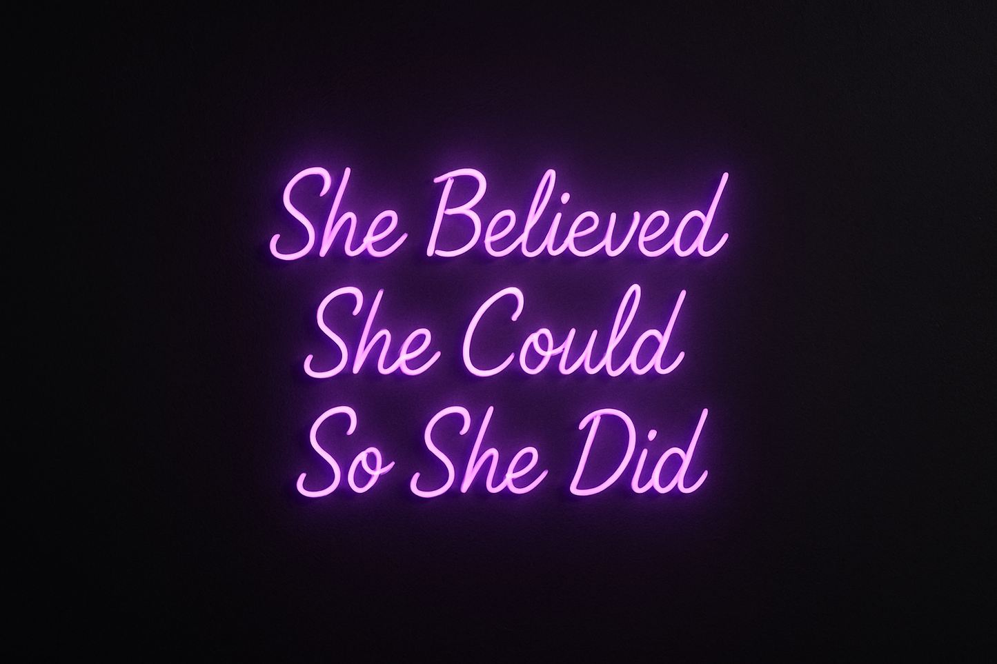 She Believed She Could So She Did