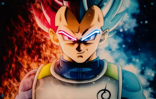 Vegeta Anime LED - Neon Wall Art Acrylic