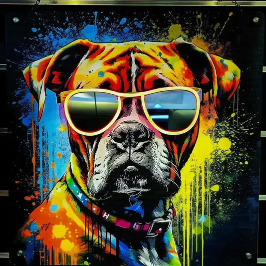 Neon Graffiti Boxer LED Neon Wall Art