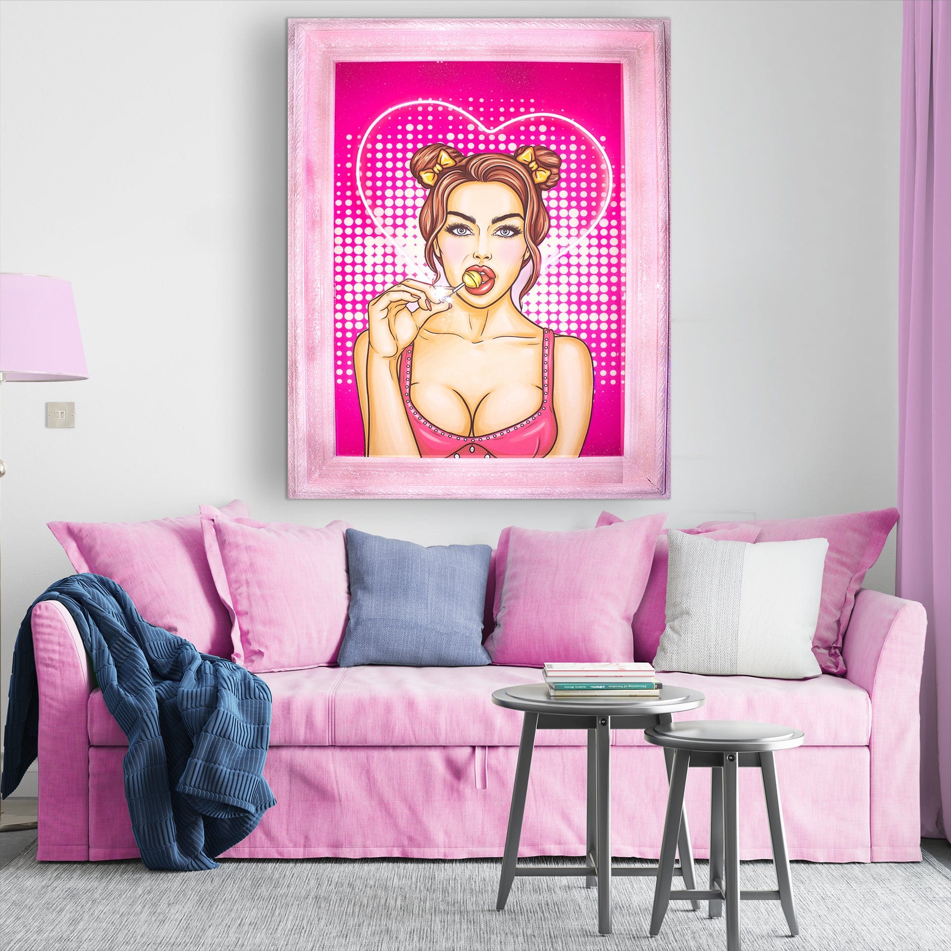 "Sugar Baby" Framed LED Wall Art (44" x 56")
