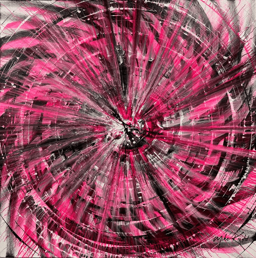 "Gioiello" by Mike Knight - Acrylic on Canvas (36” x 36”)
