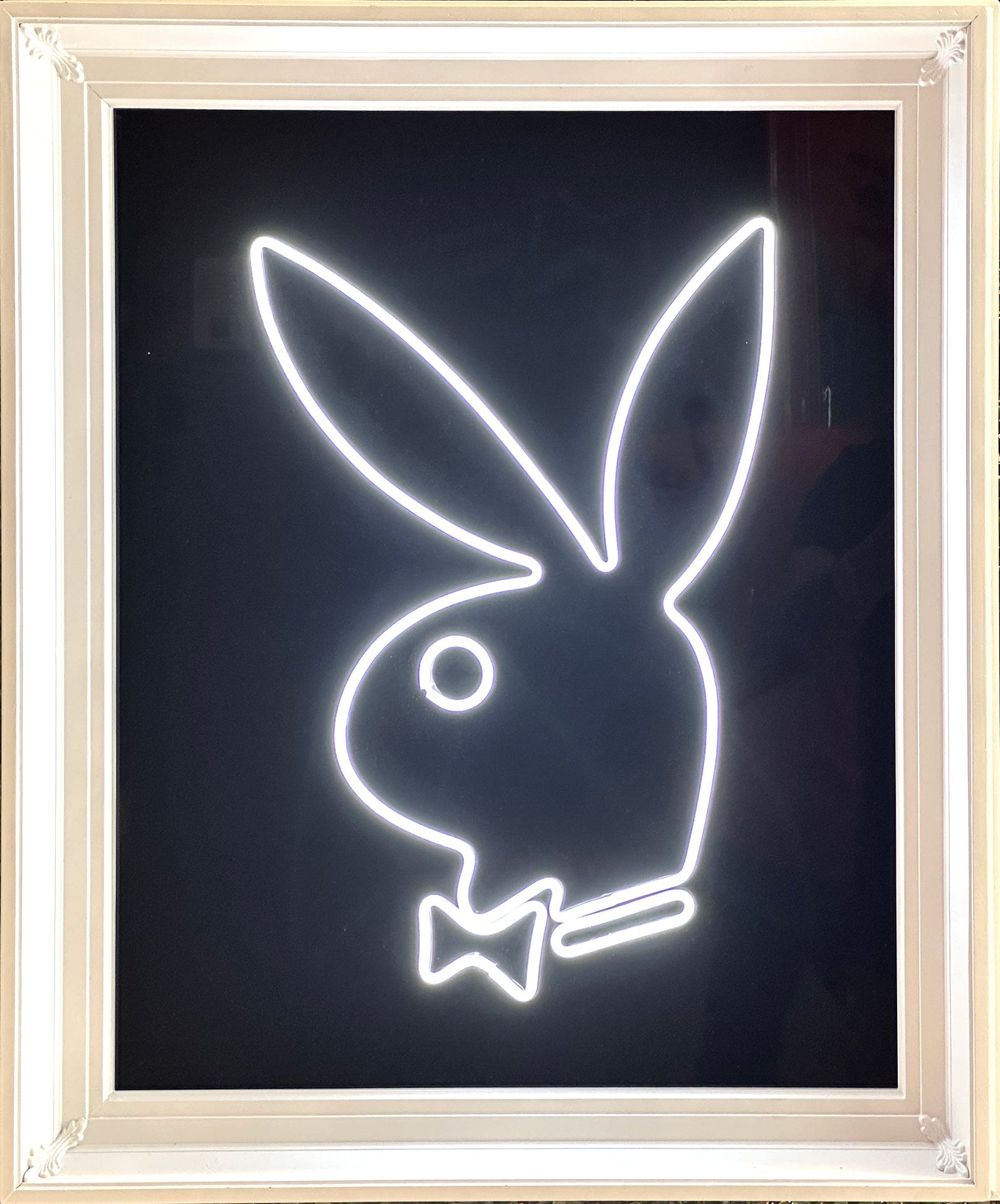 "Playboy Bunny" Framed LED Wall Art (24" x 32")
