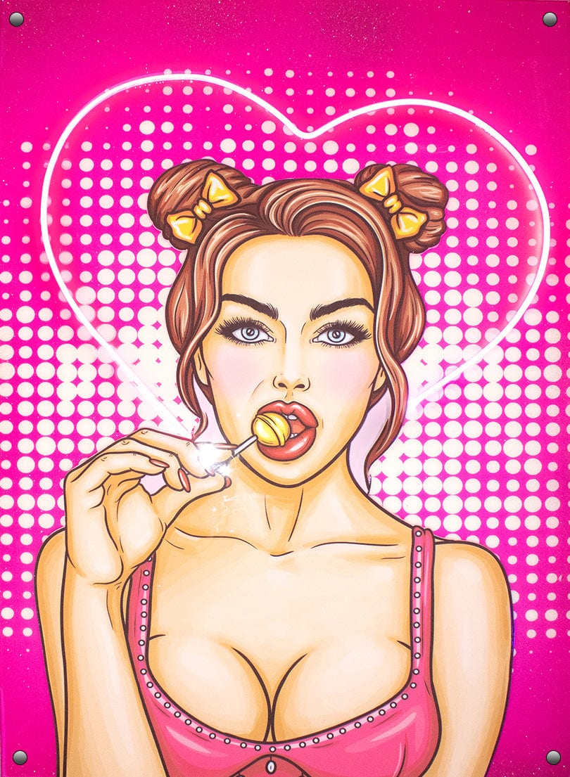 "Sugar Baby" Acrylic LED Wall Art (16" x 20")
