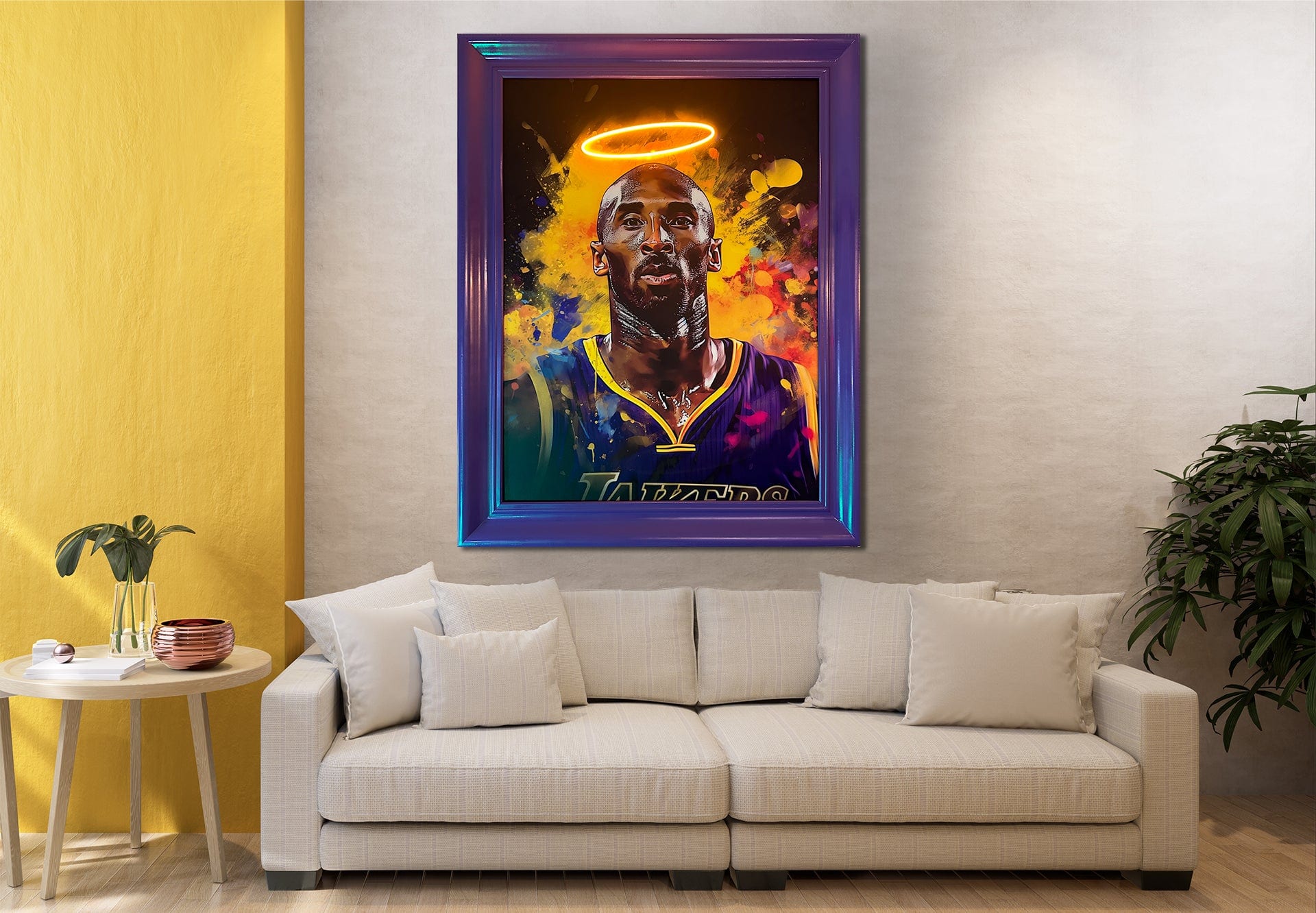 "Forever Kobe" Framed LED Wall Art (40" x 50")