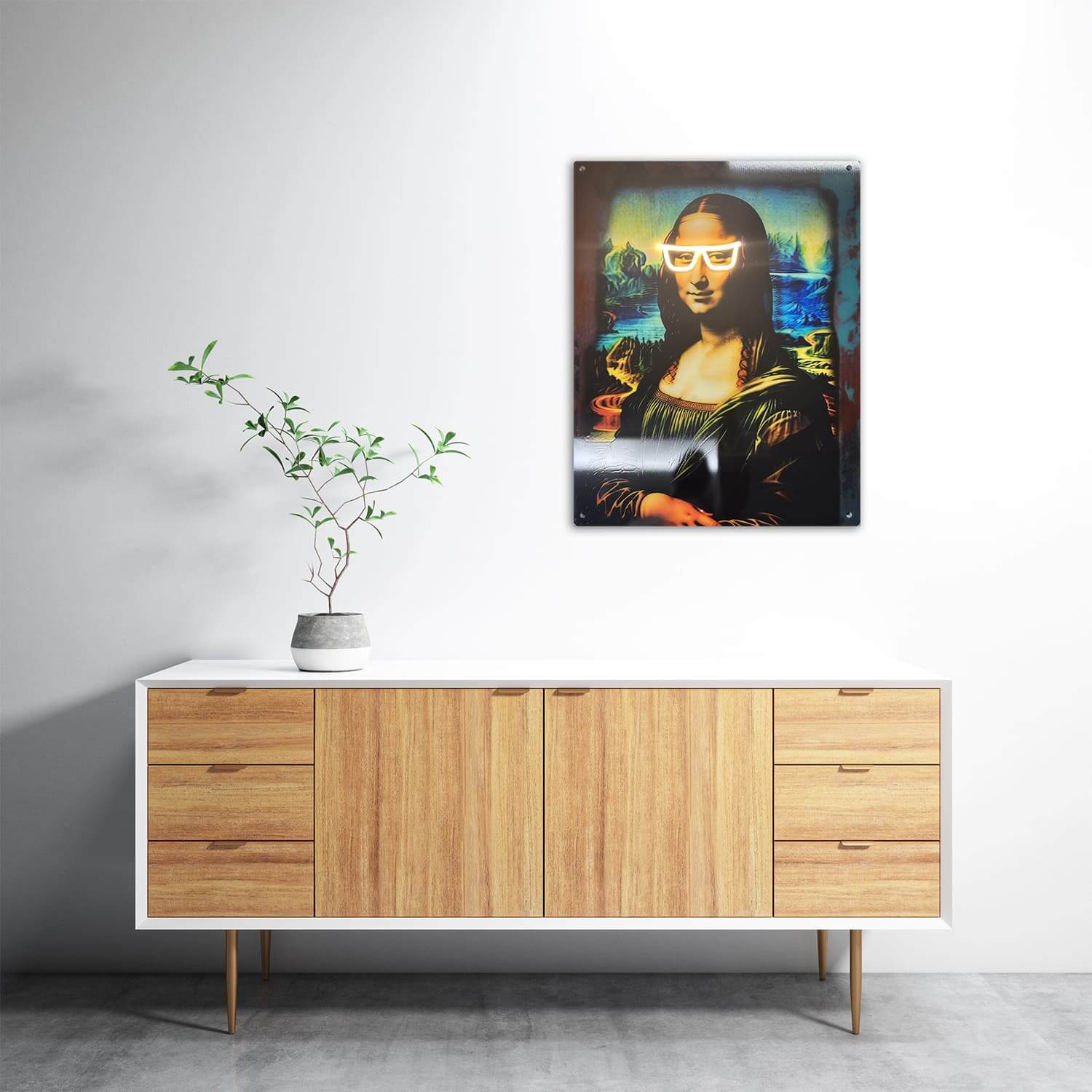 "Lisa" Acrylic LED Wall Art (18" x 23")