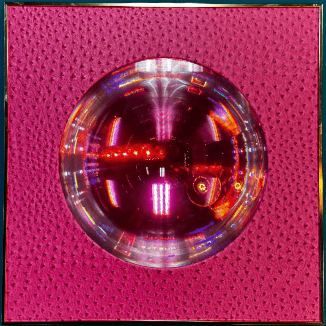 "Spirit Orb – Pink Blush" by Paul Makovski (24" x 24")