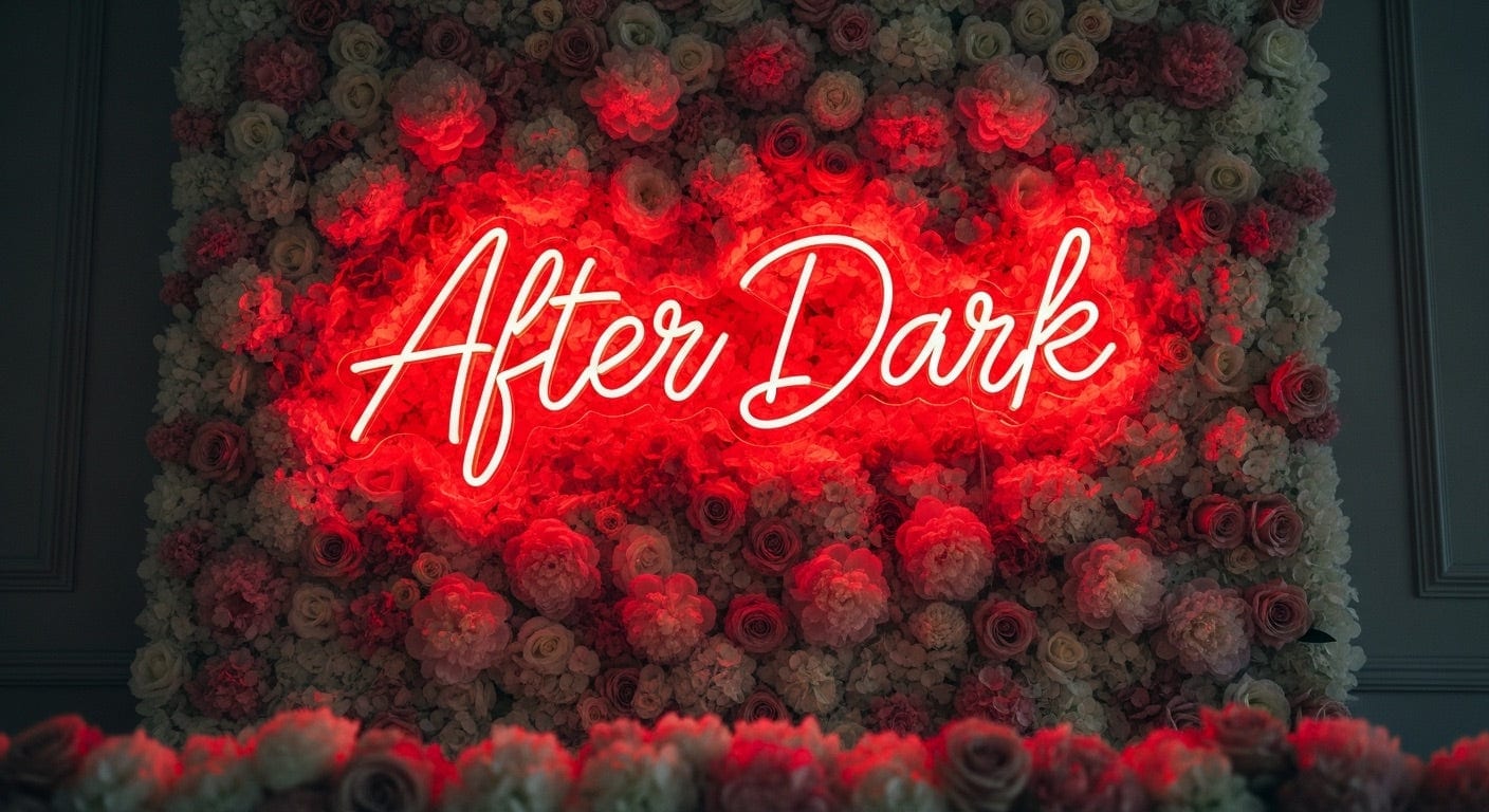 After Dark Neon Sign