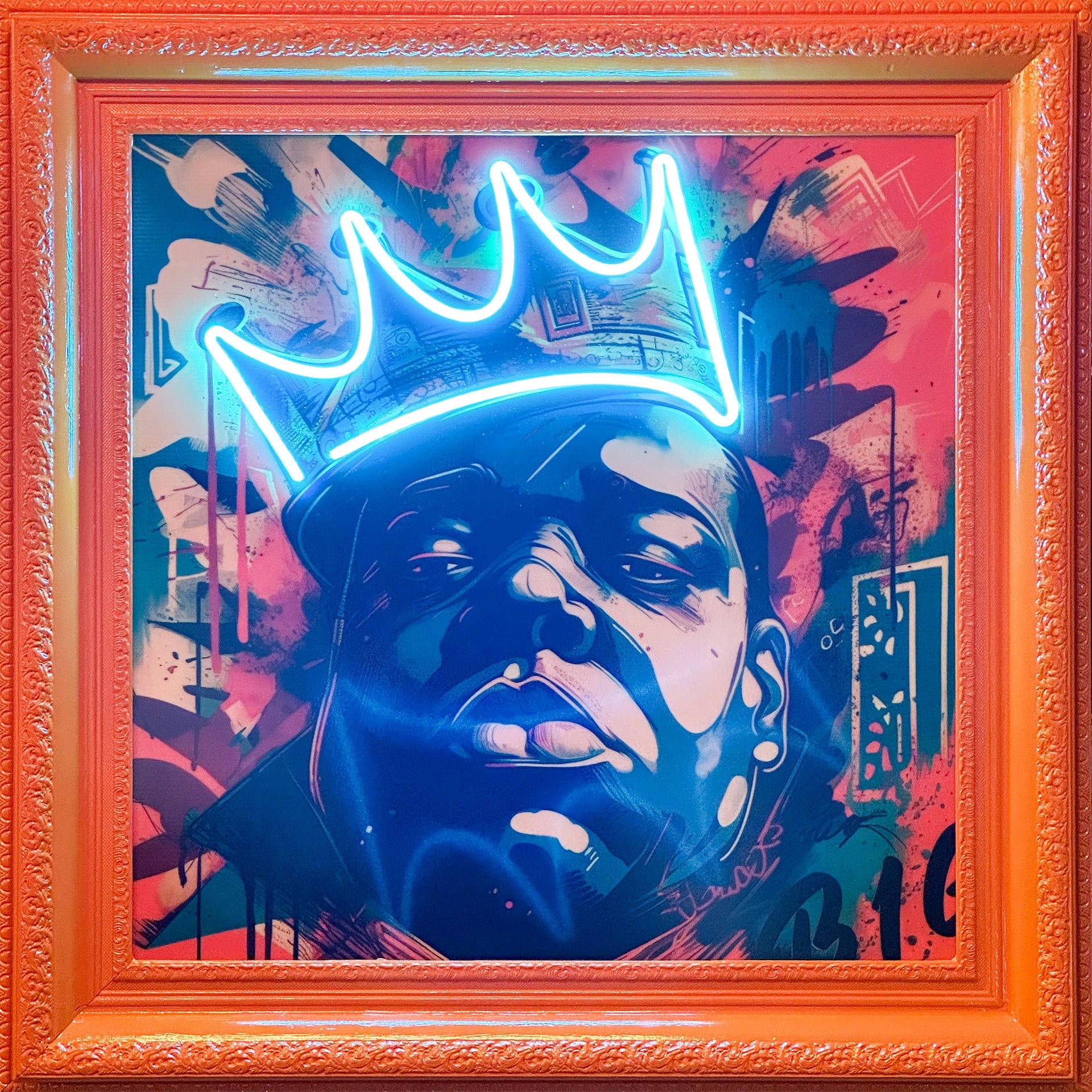 "BIG" Framed Acrylic LED Wall Art (26" x 26")