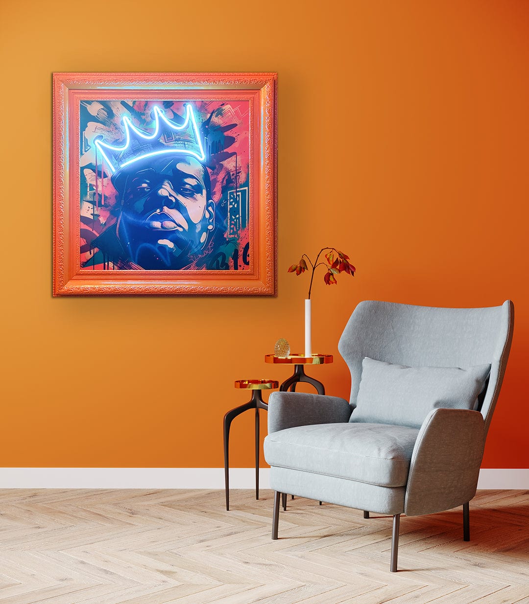 "BIG" Framed Acrylic LED Wall Art (26" x 26")