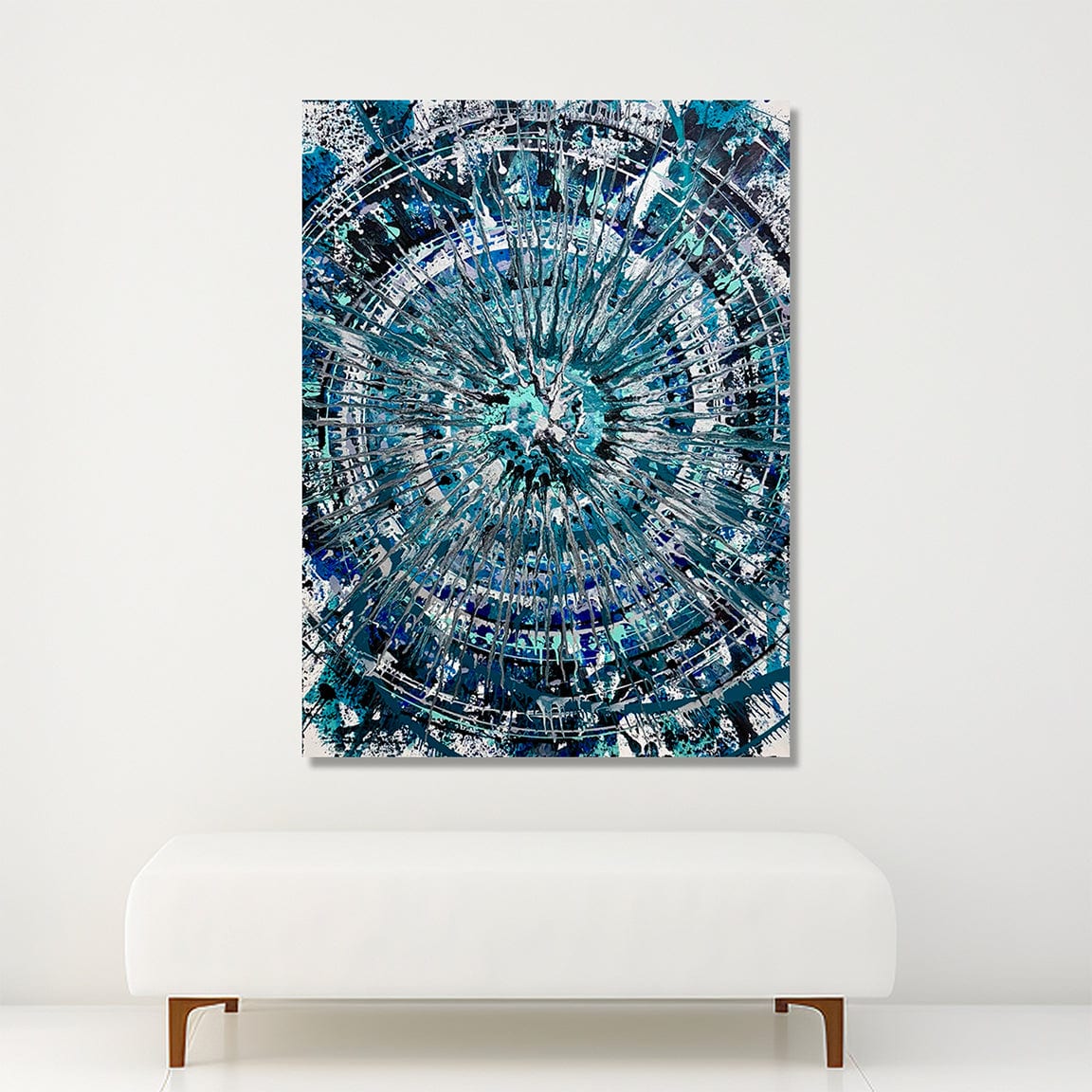 "Inner Spin" by Mike Knight - Acrylic on Canvas (30" x 40")