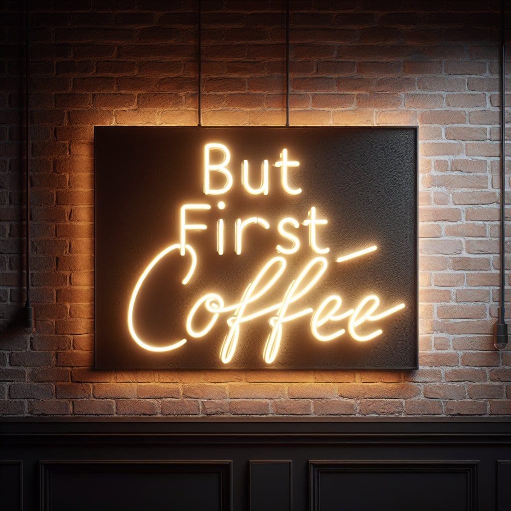 But First Coffee Neon Sign