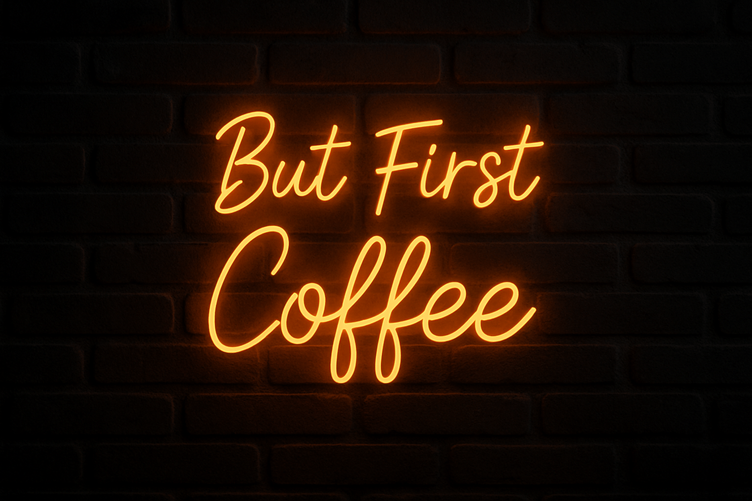 But First Coffee Neon Sign
