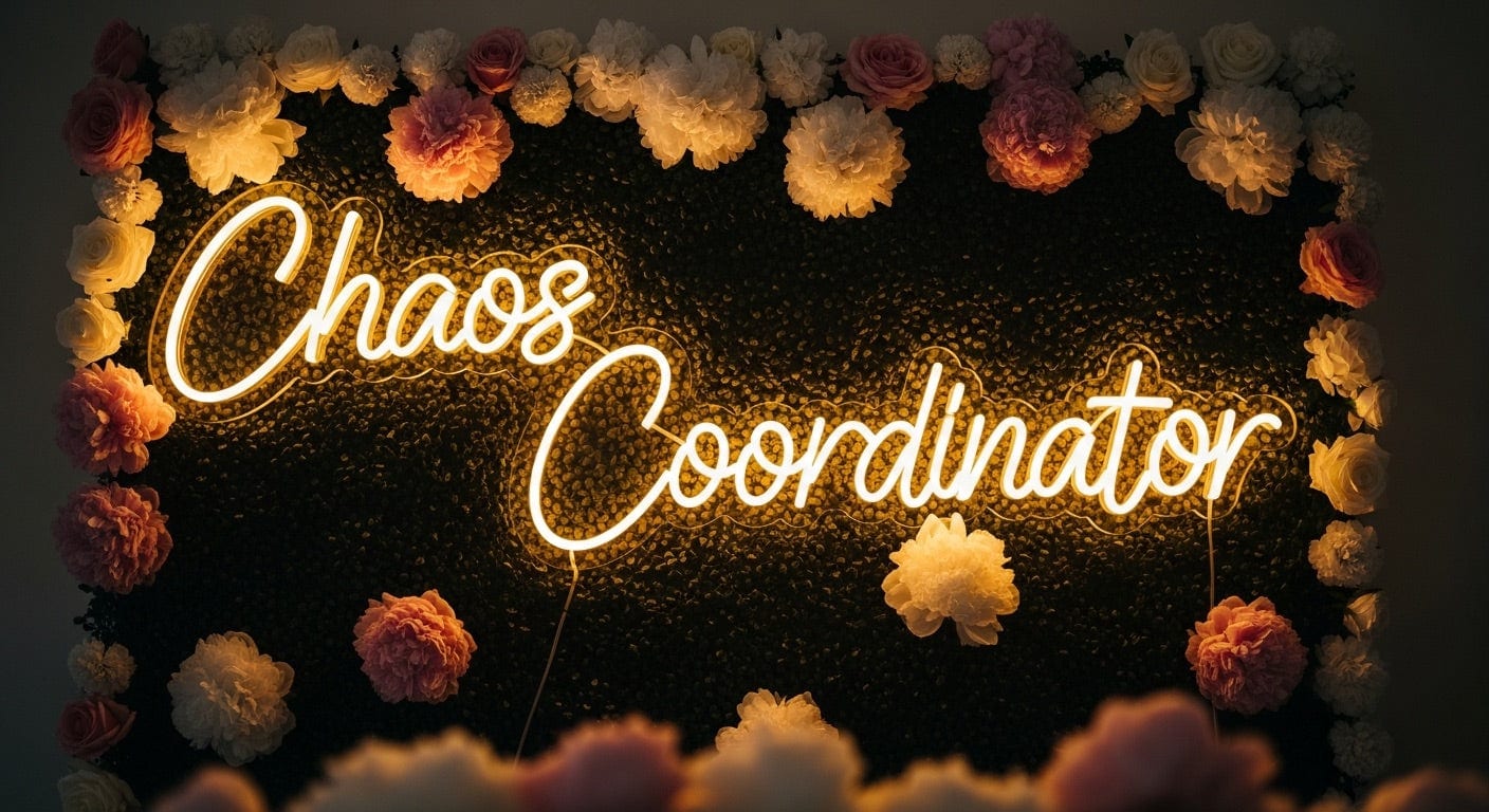 Chaos Coordinator Neon Sign
