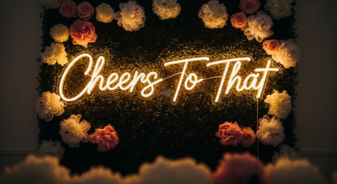 Cheers To That Neon Sign