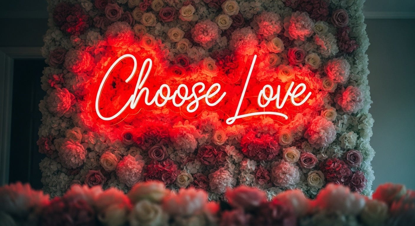 Choose Love Neon Sign