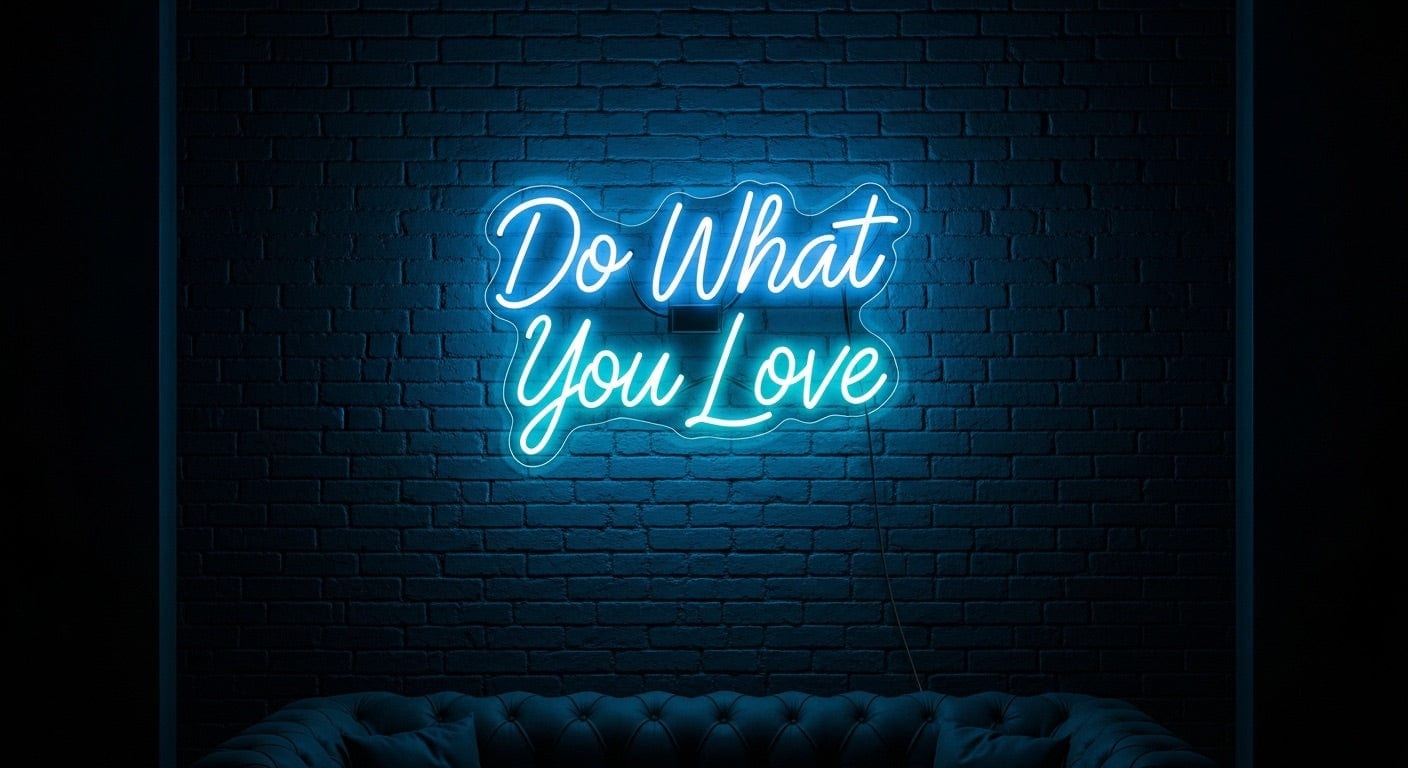 Do What You Love Neon Sign