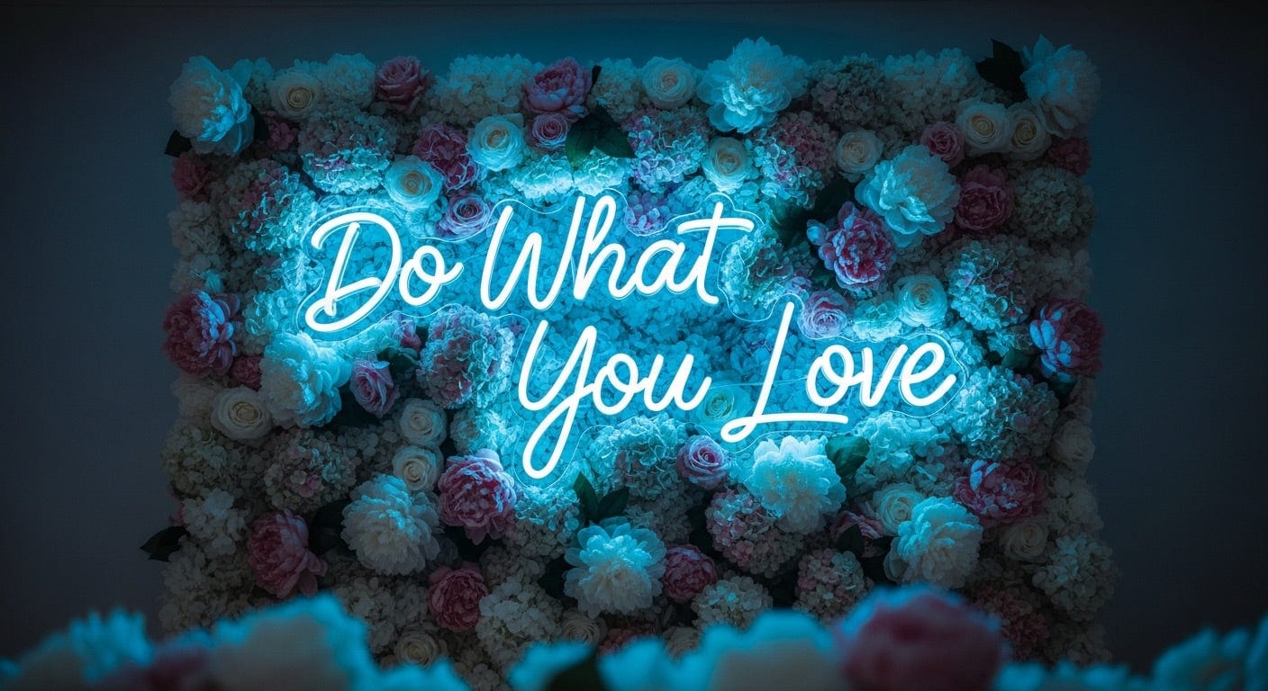 Do What You Love Neon Sign