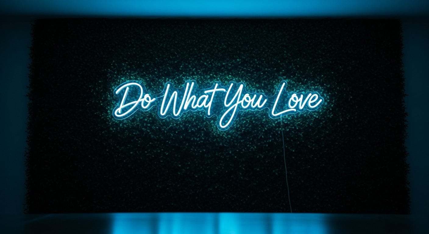 Do What You Love Neon Sign