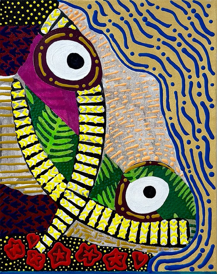 "Call Of The Wild" - by Diana Jimenez Collab With GeniUS (11" x 14")