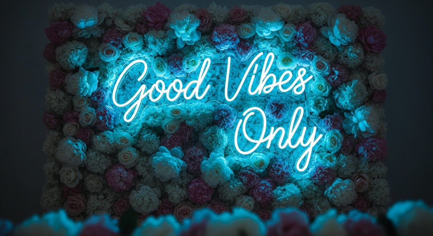 Good Vibes Only Neon Sign