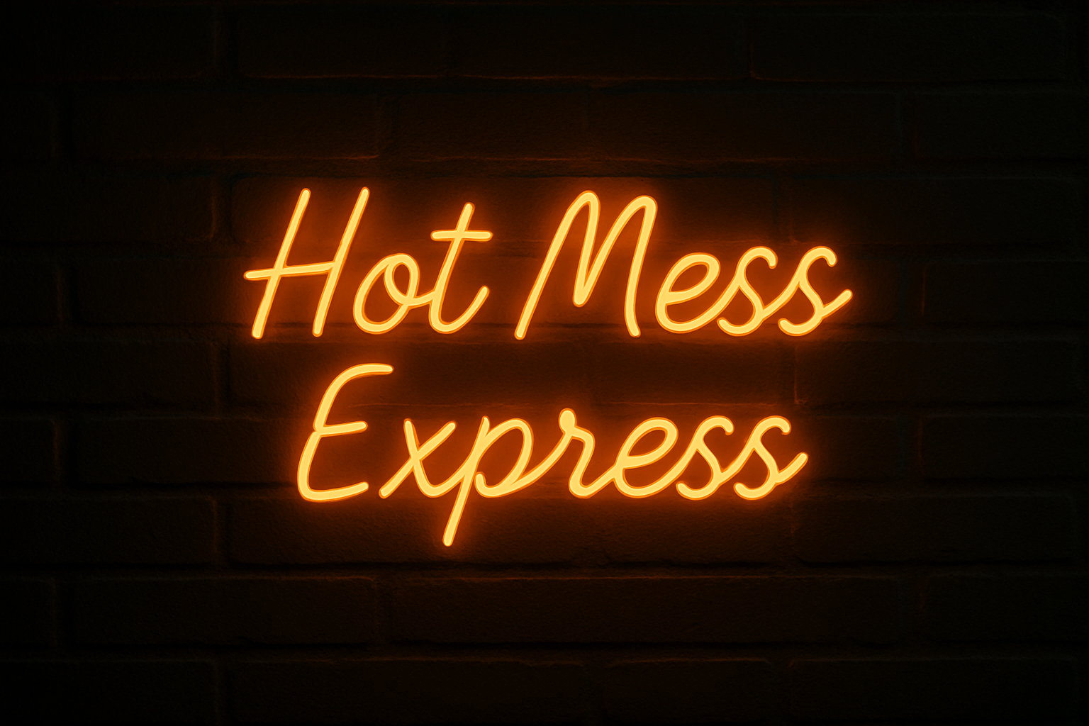 Hot Mess Express Neon Sign