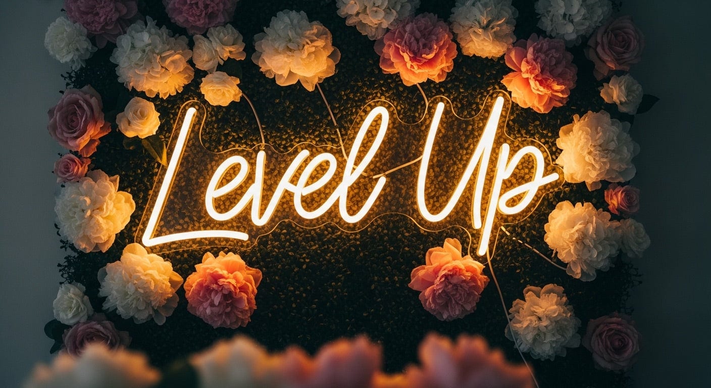 Level Up Neon Sign