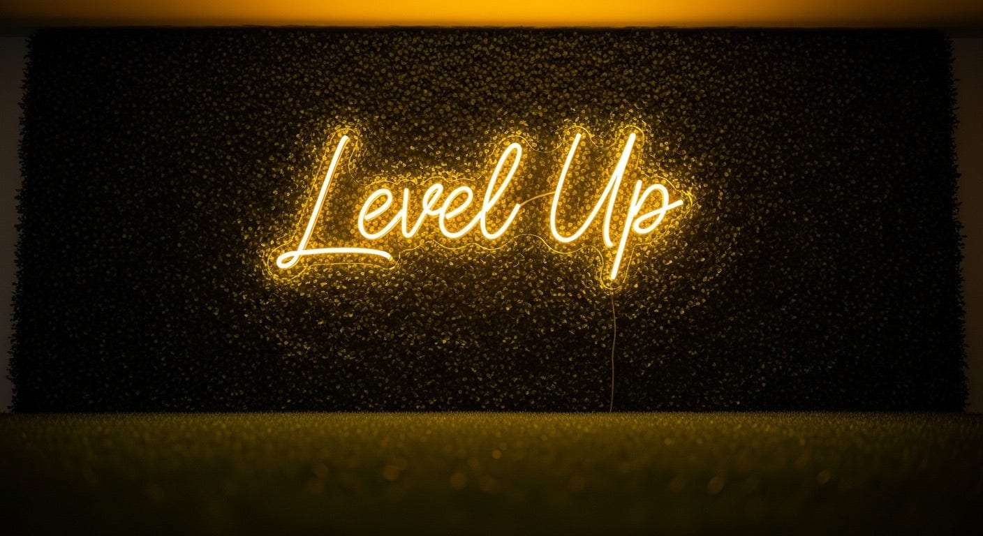 Level Up Neon Sign