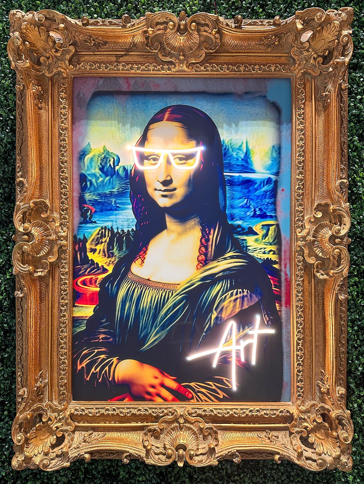 "Lisa" Framed LED Wall Art (36" x 48")